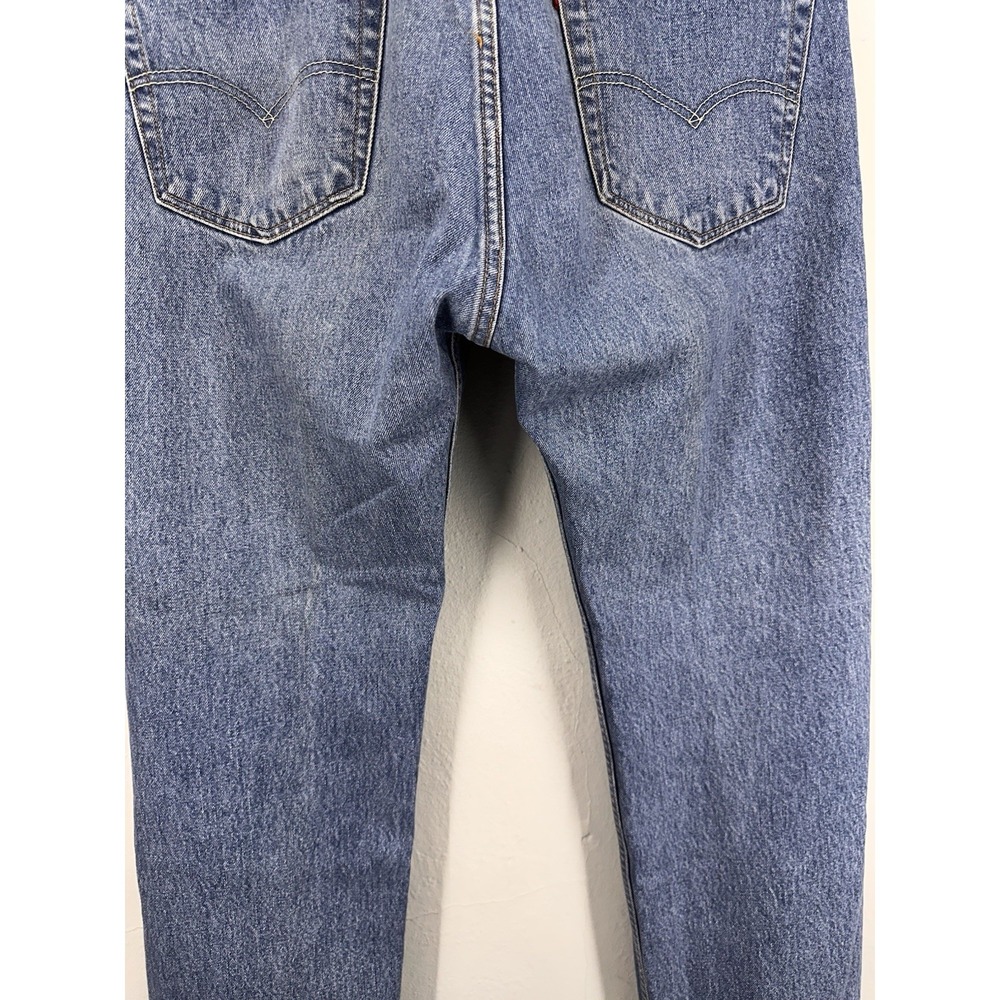 Levi's 505 Jeans Mens 36x29 Blue Denim Cotton Non Stretch Regular Fit Straight - Picture 10 of 12
